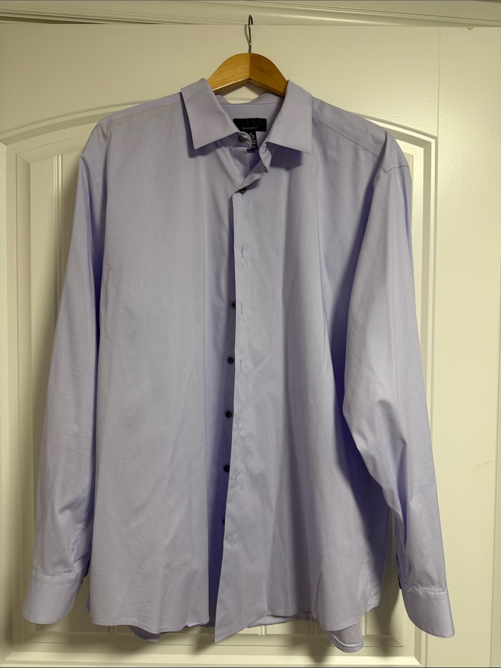 Alfani Men's Light Lavender Long-Sleeve Dress Shirt